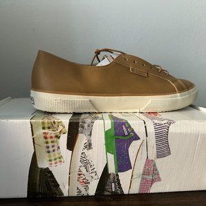 - SUPERGA- LEATHER SHOES